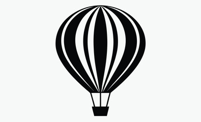 Obraz premium Hot Air Balloon Silhouette
