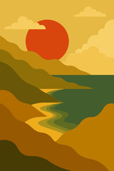 Retro Horizon wallpaper