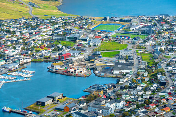 Town of Klaksvik - Faroe Islands