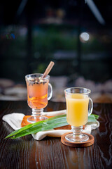 Ginger and herbal drinks