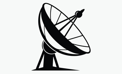 Satellite Dish Silhouette