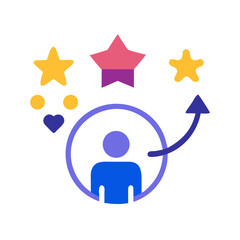 Human Development and Growth with Star Ratings and Feedback
