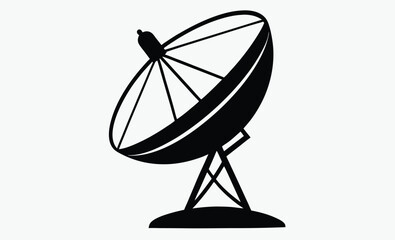 Satellite Dish Silhouette