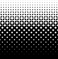 Seamless in one direction. Halftone optical effect