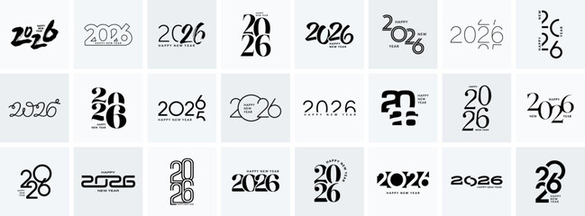 2026 set, New Year logo collection