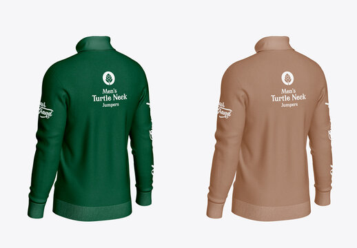 Men's Turtleneck mockup