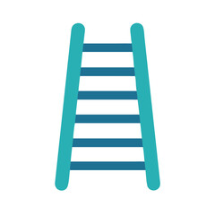 Isolated stylized ladder on White Background for graphic designs