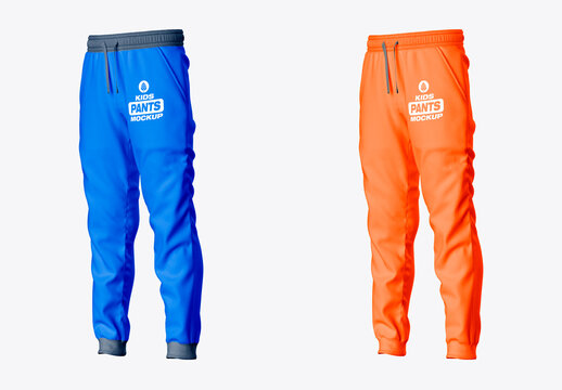 Kids Pants Mockup