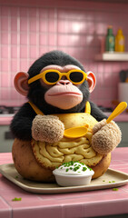 Grumpy Monkey