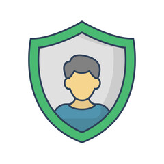 Life insurance :Vector Icon which can easily modify or edit