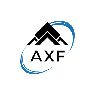 Initial AXF Letter Linked Logo for business and company identity. Modern AXF Letter Logo Vector Template with modern trendy golden logo.
