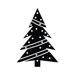 Christmas Tree Wrapped in LED Strips as Modern Ornaments