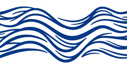 Wave patterns in blue 