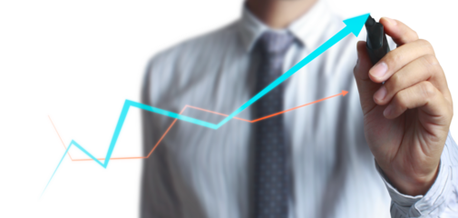 Business growth strategy presentation office environment digital content professional viewpoint success concept