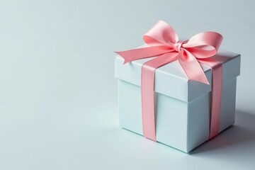 Obraz premium Subtle pastel gift box pattern, minimalist style, simple, fashion, pretty