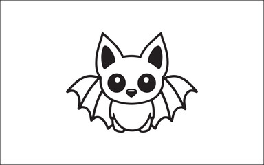 Obraz premium vector illustration of a bat
