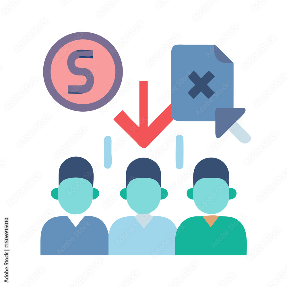 Poster data flow to a team with a document removal