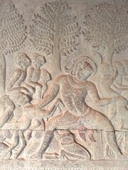 Khmer Warrior Leading Captives