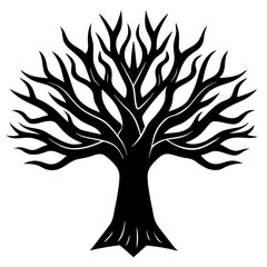 tree silhouette vector