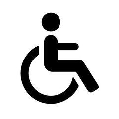 Disabled Sign Vector Icon - Accessible Symbol SVG/PNG