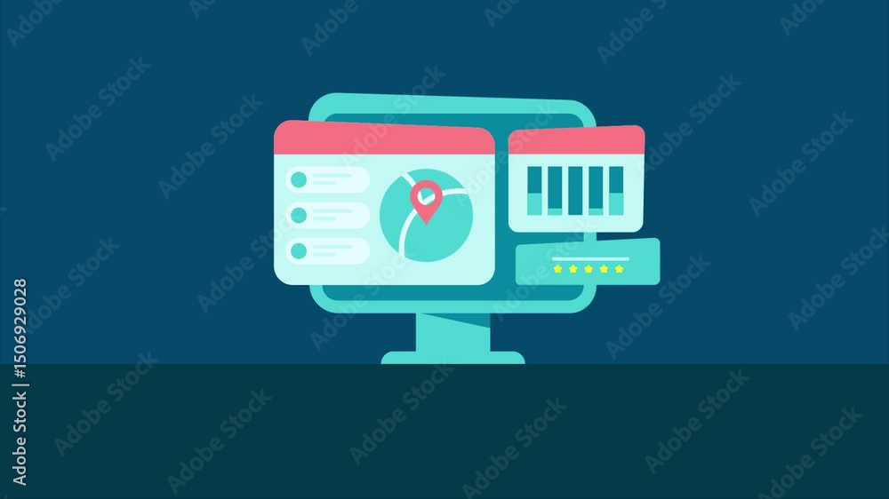 Poster discover local business, build customer trust with verified reviews and ai dynamic analytics on dash