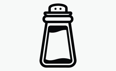 Salt Shaker Icon silhouette