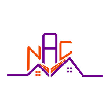 NAL Real State logo design, NAL simple and modern logo. NAL luxurious alphabet design