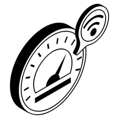 Robo Car Monitoring and Tracking System isometric Concept Vector Icon Design, Future transportation Symbol, Driverless Greener Transport innovations Sign, Autonomous aerial vehicles Illustration