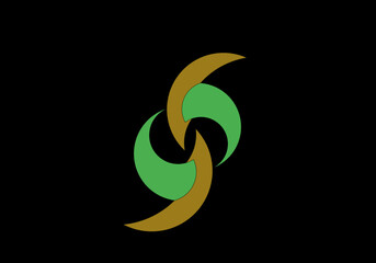 abstract vector logo company