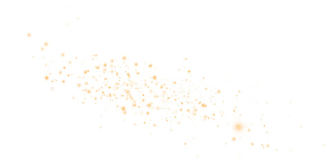 PNG Magical Gold Flare with Light Dust and Sparkling Glitter Burst on Black for Festive Events and Glamorous Effects