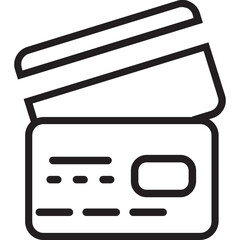 Credit Card Icon, Payment Method, Banking Card, Online Transaction, Digital Payment