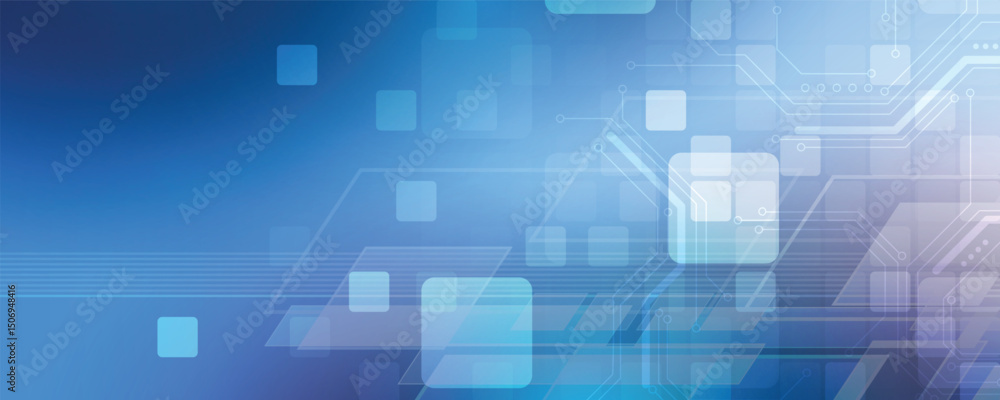 Aufkleber abstract high technology and science background