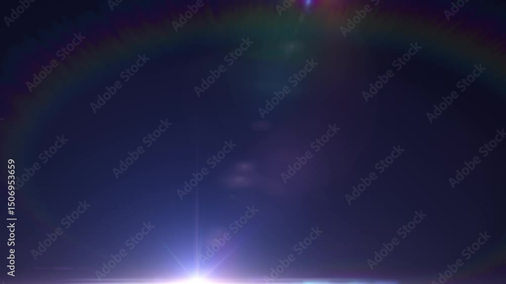 Poster abstract loop purple optical shine flare light flickering move from bottom left to right animation o