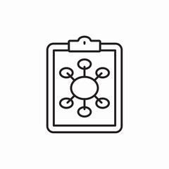 clipboard icon vector sign