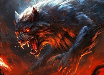 Experience the thrill of a savage werewolf attack in your game.