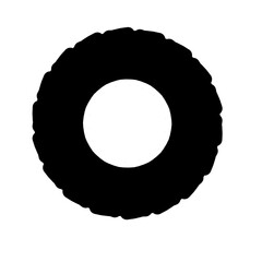 Gears shapes line icons. Flat machine gear icon. Wheel cogwheel vector. Simple outline isolated elements. Black gear.