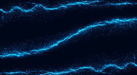 Neon Light Trails: A captivating display of neon light trails forming energetic patterns against a dark, deep backdrop, evoking a sense of motion and cutting-edge technology.