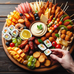 food in the restaurant