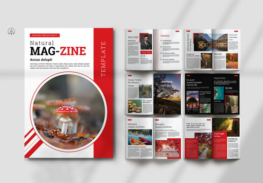 Natural Magazine Template