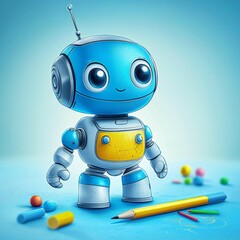 An innovative educational robot tailored for kids.