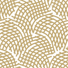 Golden Arch Net Abstract Pattern