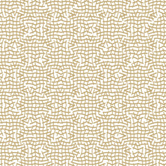 Organic Golden Wavy Line Abstract Pattern