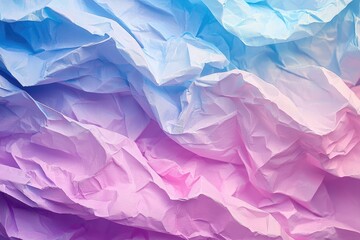 Obraz premium Pastel Crumpled Paper Texture