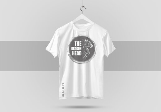 Dragon Head T Shirt Design For Men