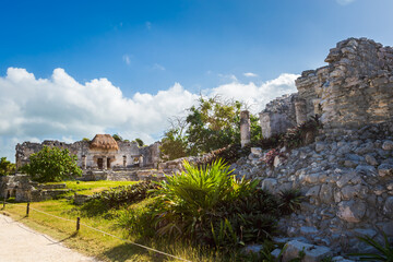 Mayan Tulum ruins  in Mexico