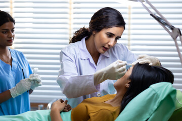 Facial aesthetics surgery treatment : Plastic (Cosmetic) Surgery Center :  Brazilian hispanic...