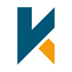 Letter k luxury logo design concept.