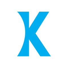 Letter K luxury logo design concept.