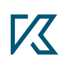 Letter K luxury logo design concept.