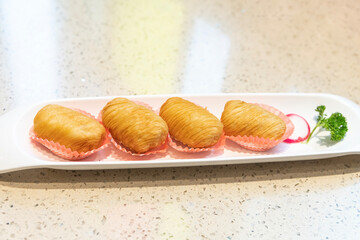 Famous Guangzhou snack durian pastry in China